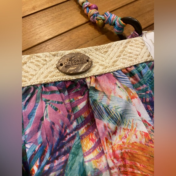 NEW Cappelii Purse Tropical Palm Leaves - Picture 4 of 13